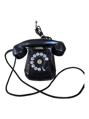 Antique phone Automatic  Electric Monophone A41 telephone Vintage Art Deco